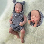 Image of Reborn Baby Dolls Artificial Soft Full Body Platinum Silicone Painted
