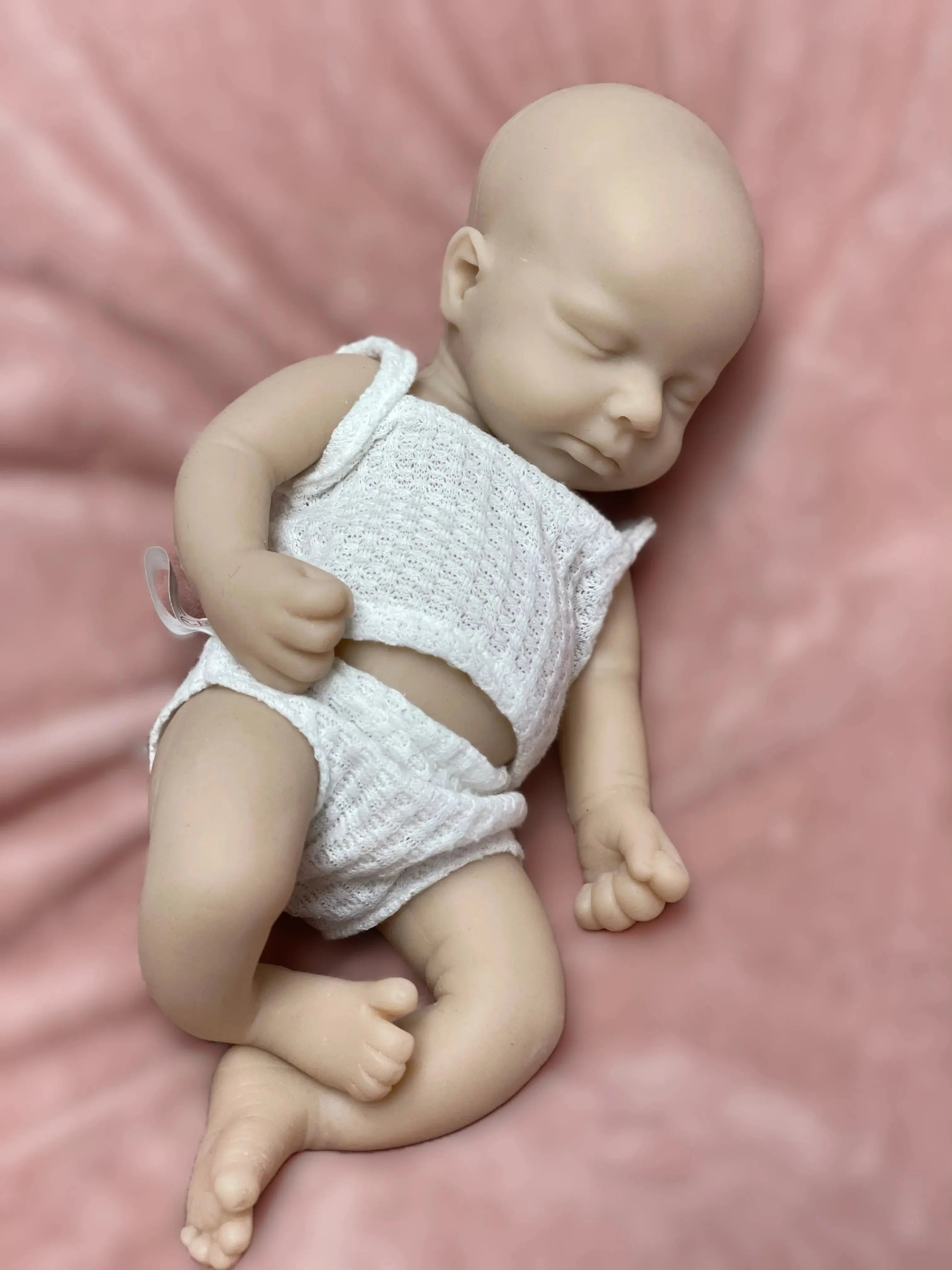 Image of Reborn Baby Dolls 33Cm Open Mount Reborn Dolls Unpainted Loulou Full