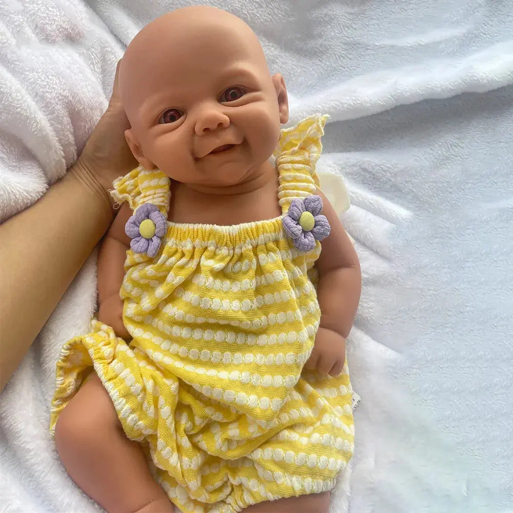 Image of Reborn Baby Dolls 17Inch 43Cm Unpainted Full Body Silicone Reborn