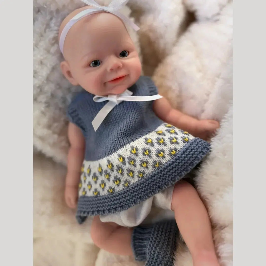 Image of Reborn Baby Dolls 10Inch Waterproof Open Eyes Bebe Reborn De Silicona