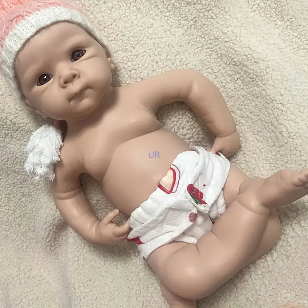 Image of Reborn Baby Dolls 19Inch Realistic Silicone Reborn Baby Girl Flexible