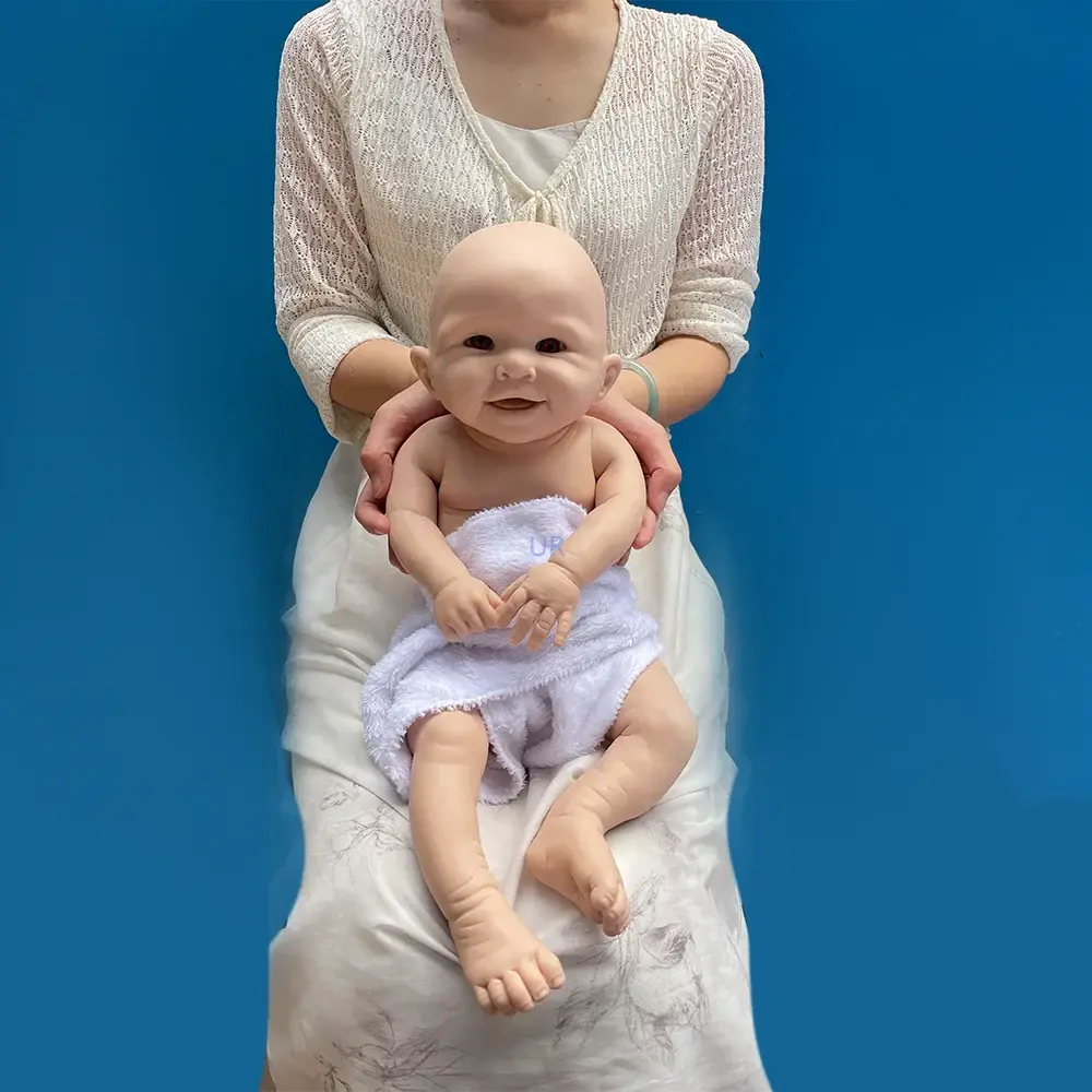 Image of Reborn Baby Dolls Kids Xmas Gift 19 Inch Silicone Reborn Baby Toy