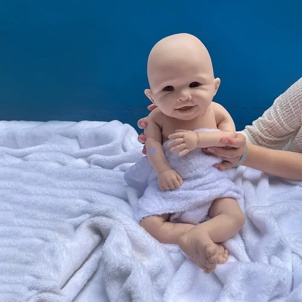 Image of Reborn Baby Dolls Kids Xmas Gift 19 Inch Silicone Reborn Baby Toy