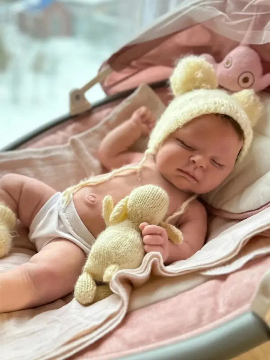 Image of Reborn Baby Dolls 18 Inch Lifelike Bebe Full Body Silicone Reborn
