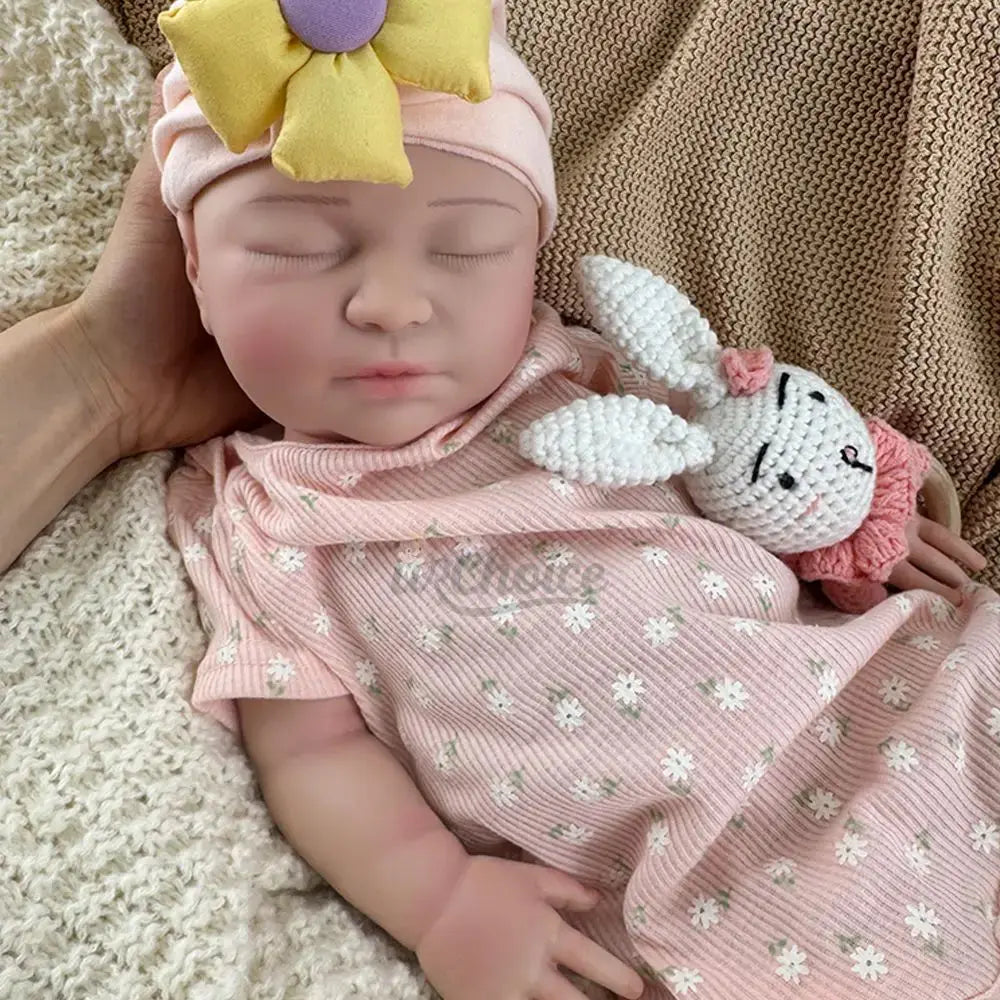 Image of Reborn Baby Dolls 22Inch Floppy Newborn Girl Weighted Silicone Reborn