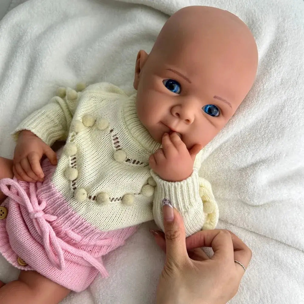 Image of Reborn Baby Dolls 19Inch Baby Girl Bettie Full Body Soft Silicone