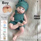 Image of Reborn Baby Dolls 16 Inch Lifelike Full Body Soft Silicone Reborn