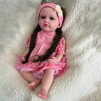 Image of Reborn Baby Dolls Preemie 16Inch Handmade Silicone Reborn Baby Girl