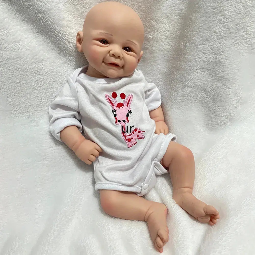 Image of Reborn Baby Dolls 17Inch 43Cm Unpainted Full Body Silicone Reborn