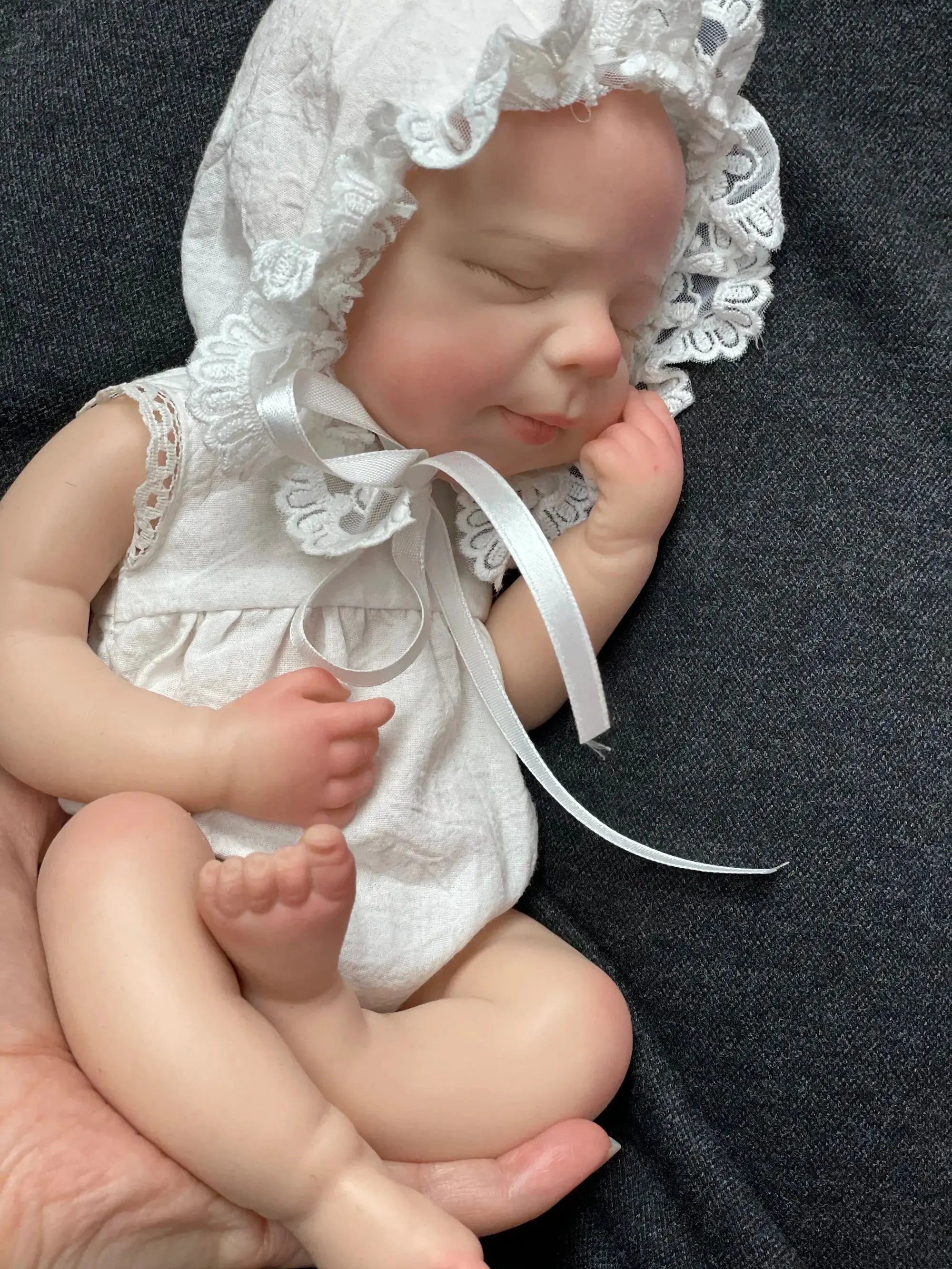 Image of Reborn Baby Dolls 13Inch Open Mouth Pascale Reborn Dolls Full Body