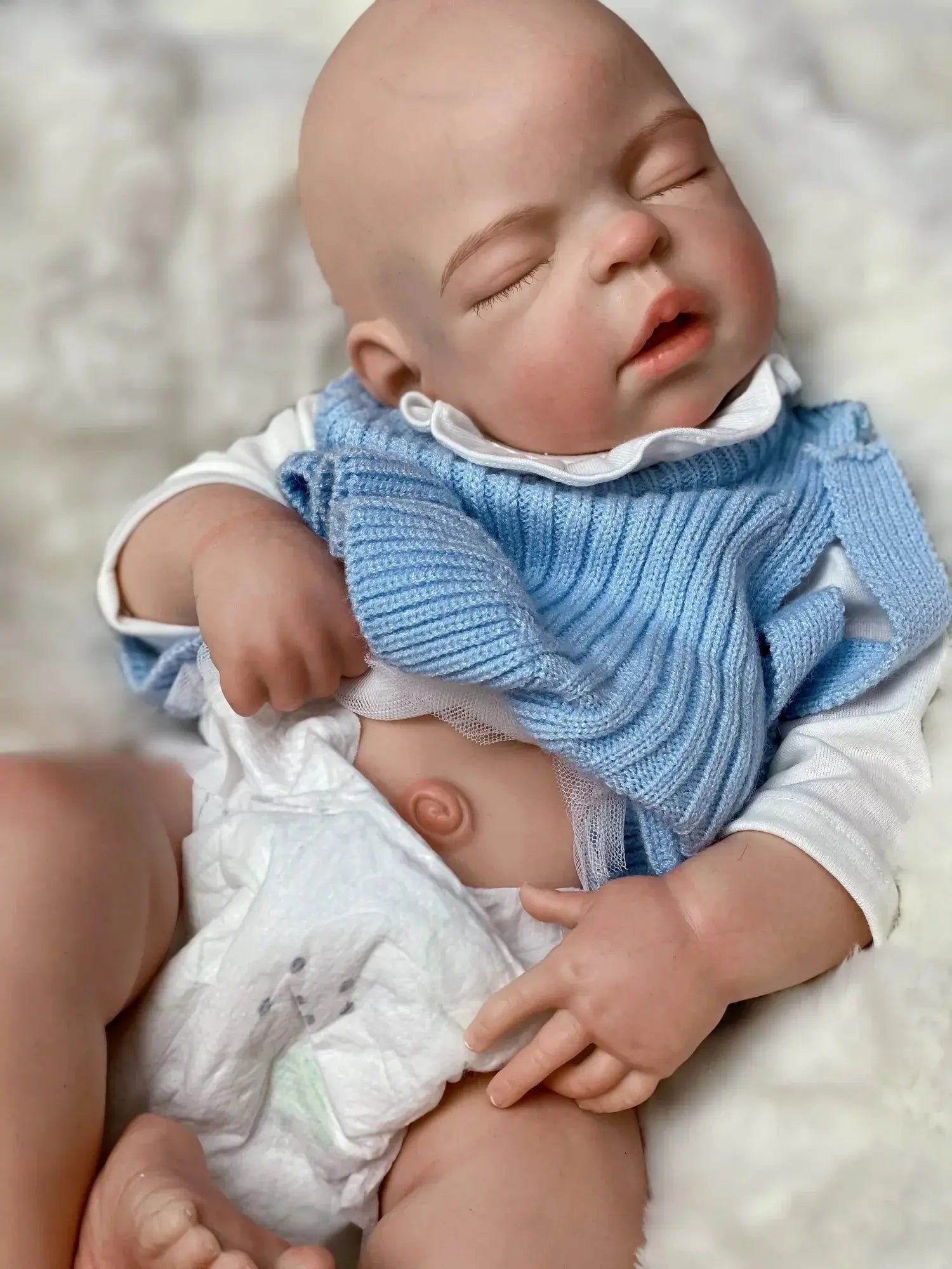 Image of Reborn Baby Dolls 55Cm Washable Solid Silicone Bebe Reborn Girl With