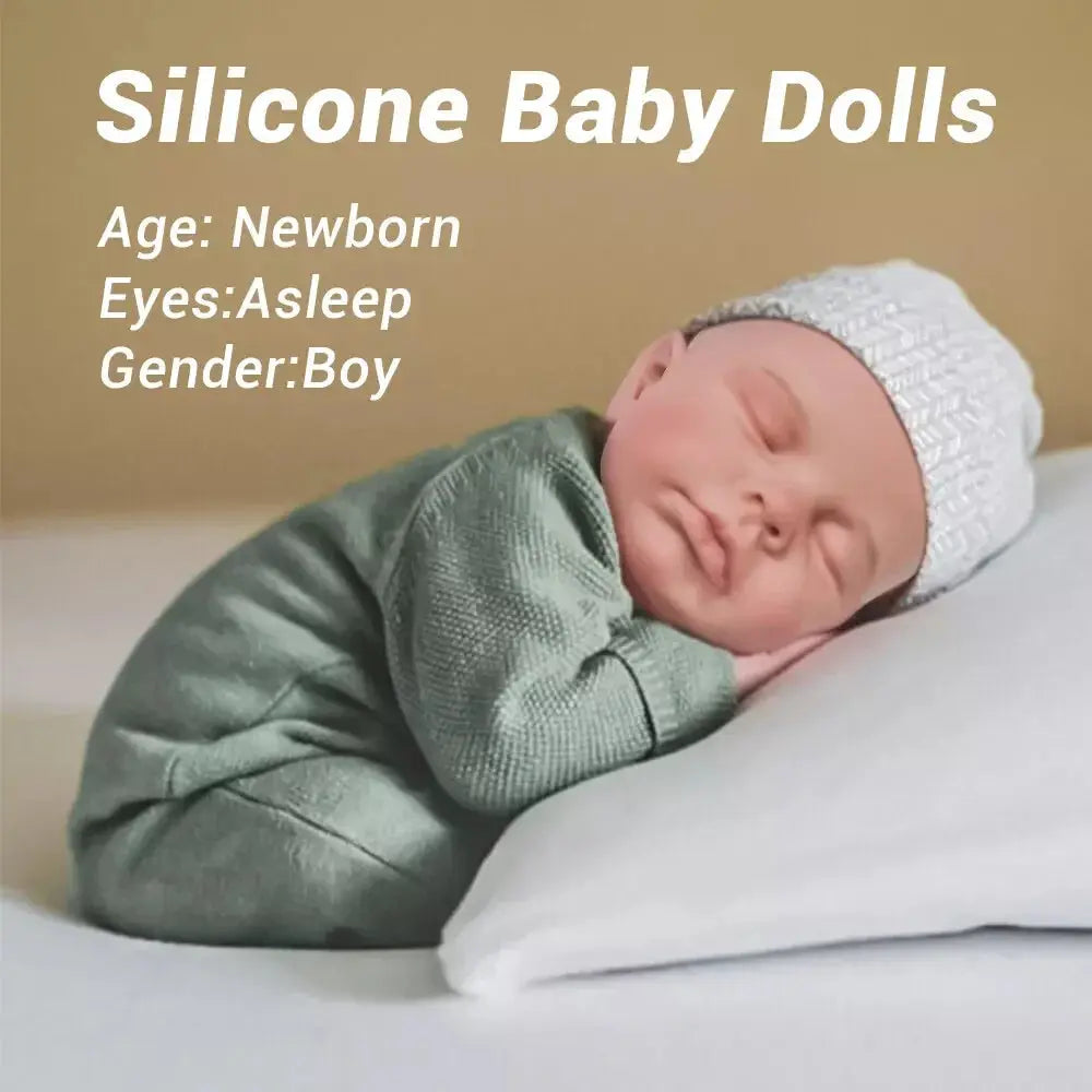 Image of Reborn Baby Dolls Kids Parent Gift Soft 13" Ifelike Silicone Reborn
