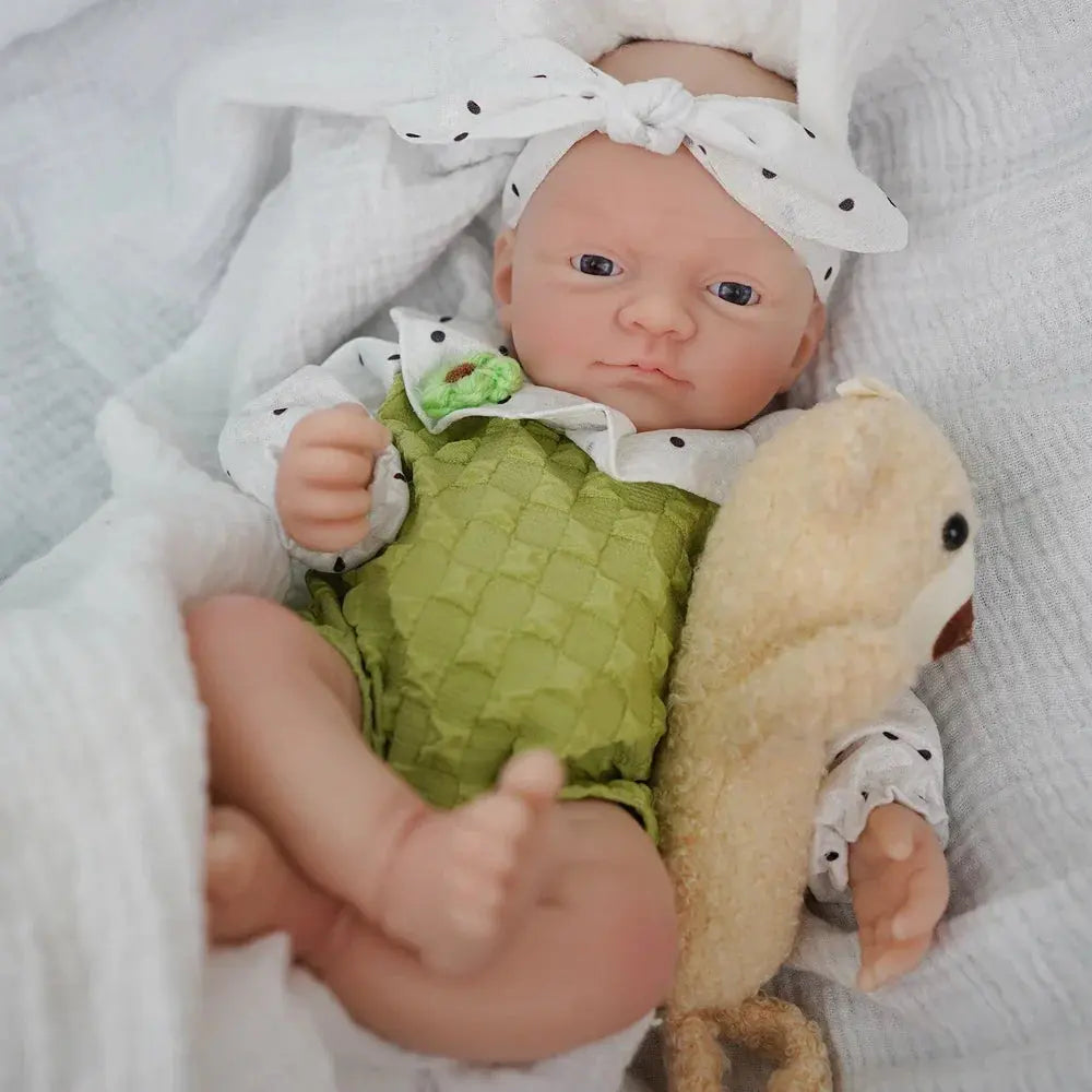 Image of Reborn Baby Dolls 30Cm Micro Preemie Full Body Silicone Reborn Baby