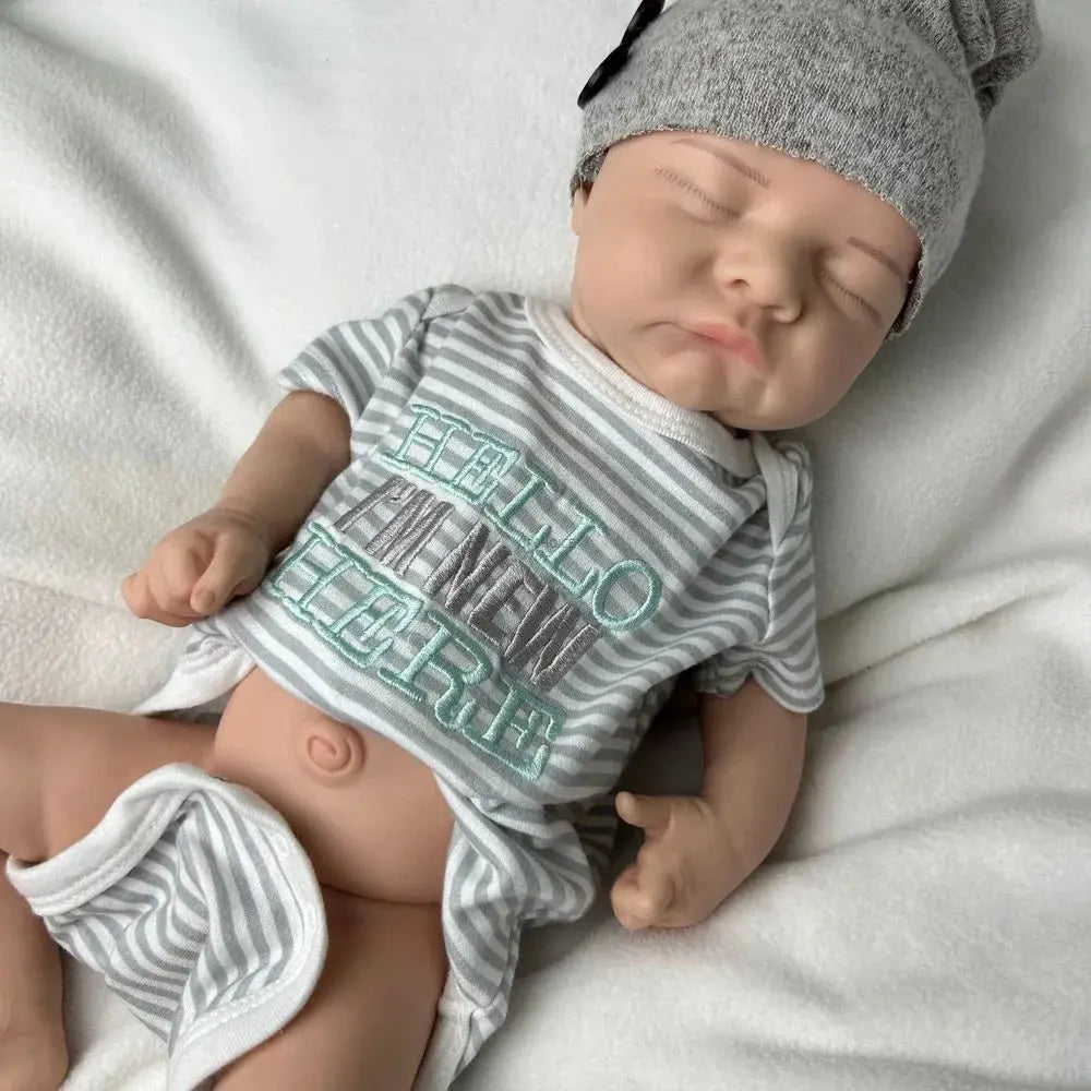 Image of Reborn Baby Dolls 44Cm Realistic Silicone Reborn Baby Boy Levi