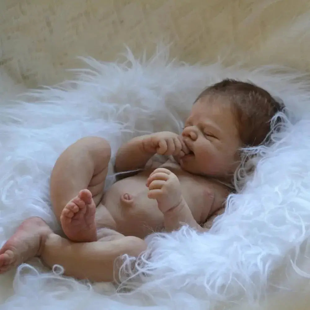 Image of Reborn Baby Dolls 18 Inch Full Body Silicone Pascale Bebe Reborn Baby
