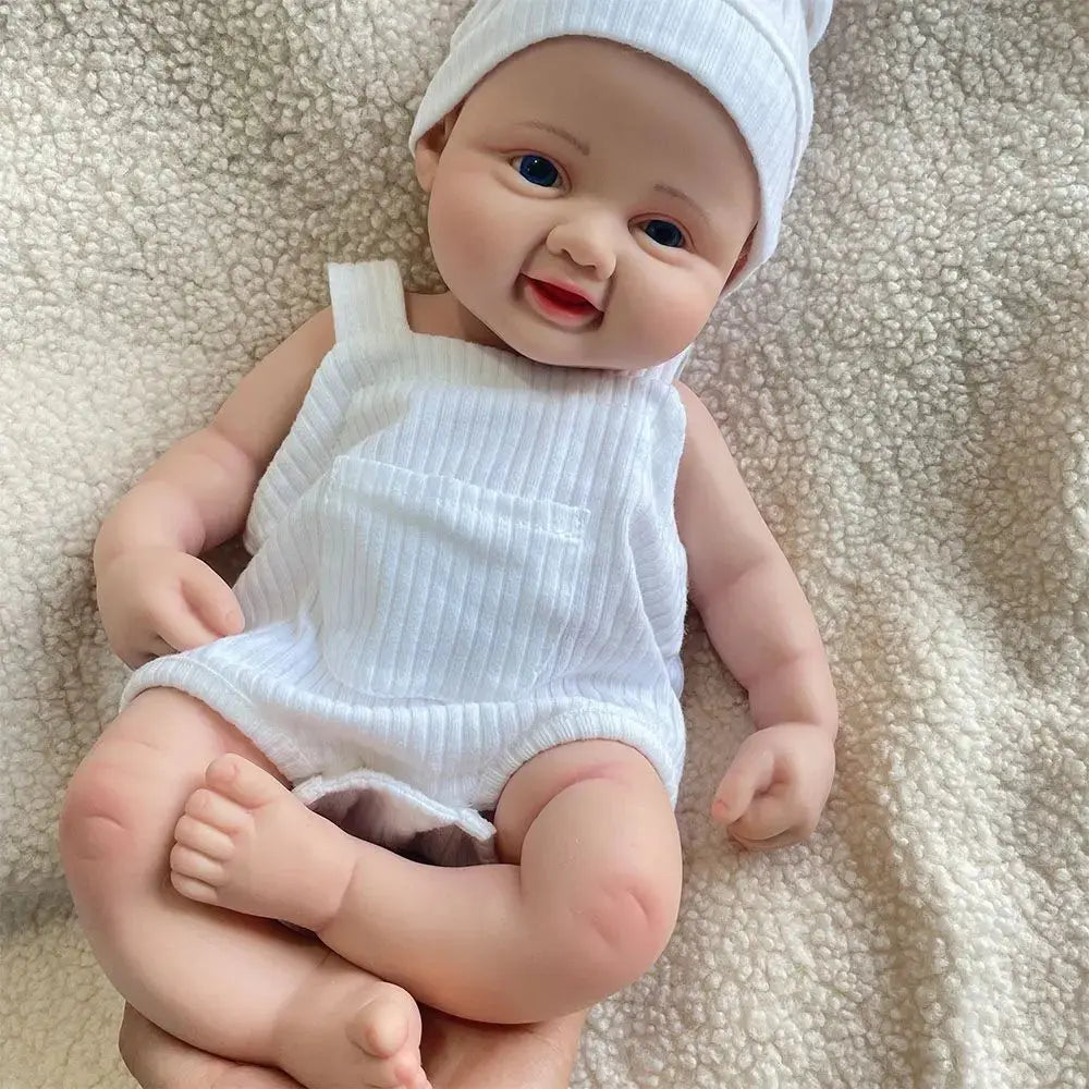 Image of Reborn Baby Dolls 16 Inch Preemie Realistic Silicone Reborn Baby Girl