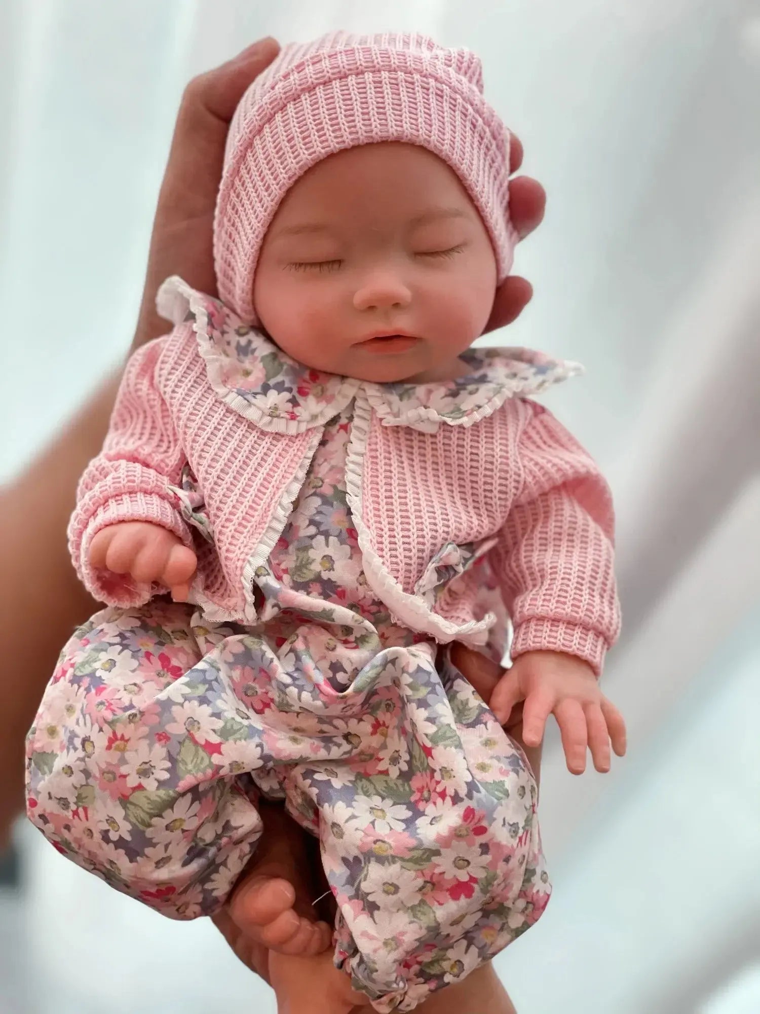 Image of Reborn Baby Dolls 35Cm Cuddly Whold Body Solid Silicone Bebe Reborn