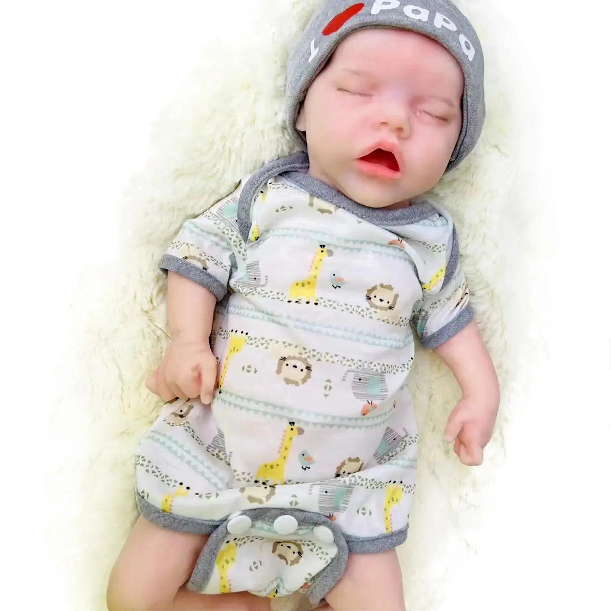 Image of Reborn Baby Dolls 17Inch Twins A Full Solid Silicone Bebe Reborn 3D