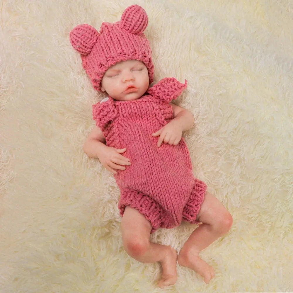 Image of Reborn Baby Dolls Full Body Soft 17" African American Reborn Baby