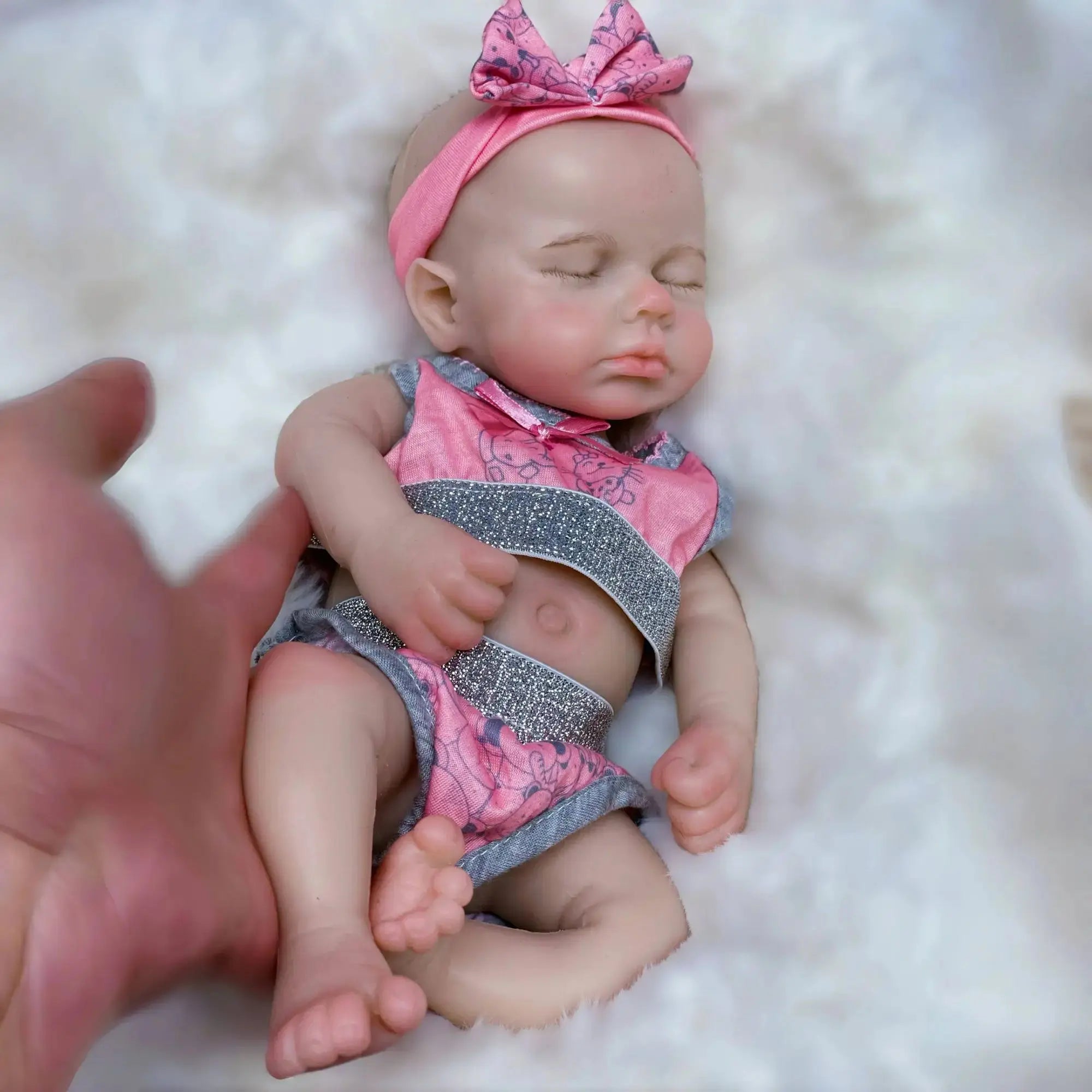 Image of Reborn Baby Dolls 13Inchopen Mouth Loulou Bebe Girl And Boy Reborn