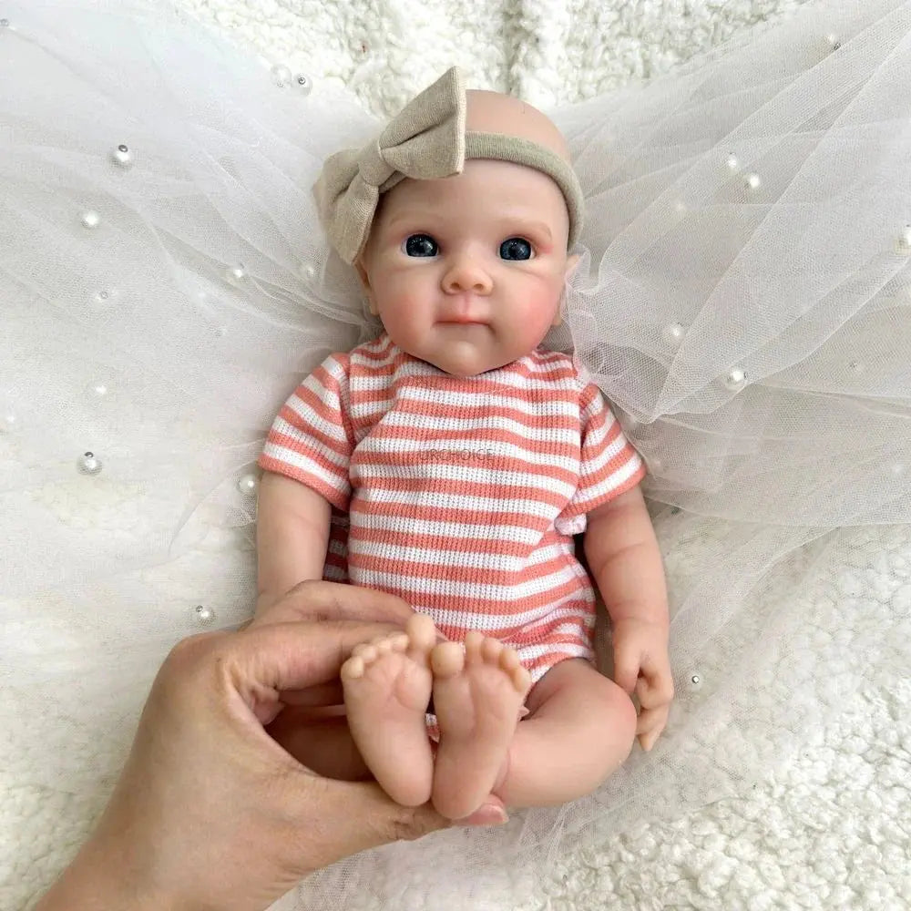 Image of Reborn Baby Dolls 12" Lifelike Silicone Reborn Baby Girl Bettie With