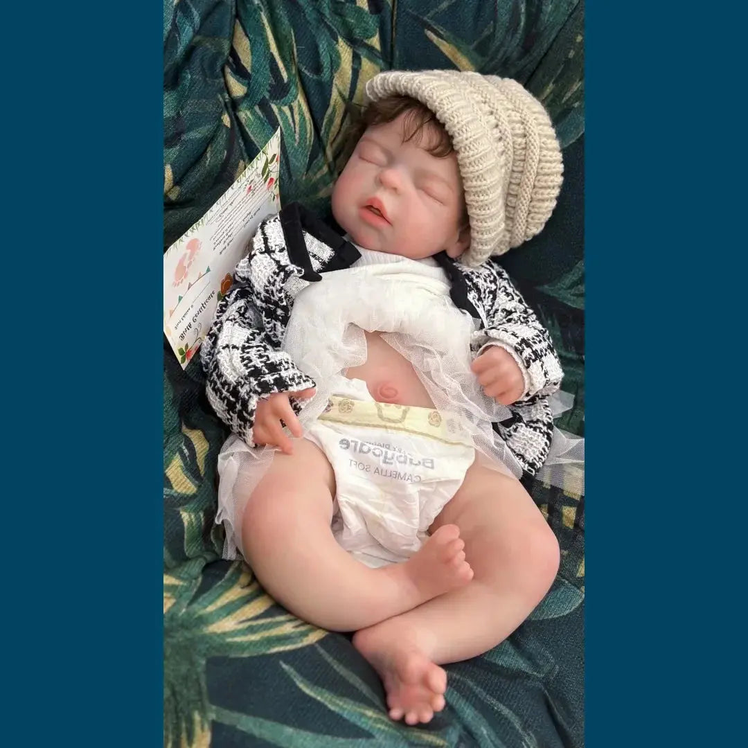 Image of Reborn Baby Dolls 22Inch Big Size Can Open Mouth Bébé Reborn De