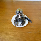 Image of Reborn Baby Dolls 6’’ Avani Doll Full Body Silicone Monkey Drinking