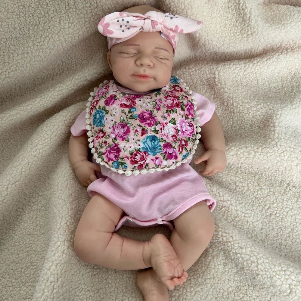 Image of Reborn Baby Dolls 19Inch Lifelike Silicone Reborn Baby Girl & Boy