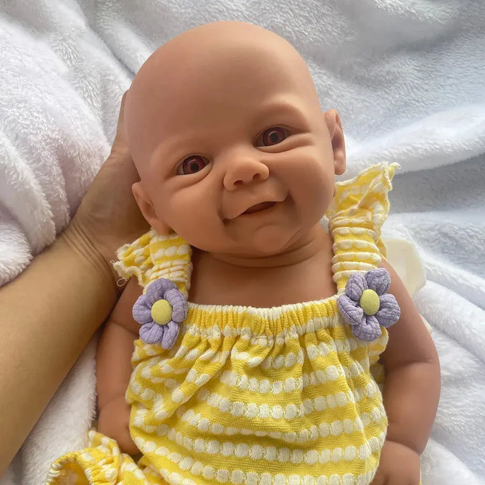 Image of Reborn Baby Dolls 17Inch 43Cm Unpainted Full Body Silicone Reborn