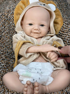 Image of Reborn Baby Dolls 18Inch Girl Vivienne Bebê Reborn Dolls Unpainted