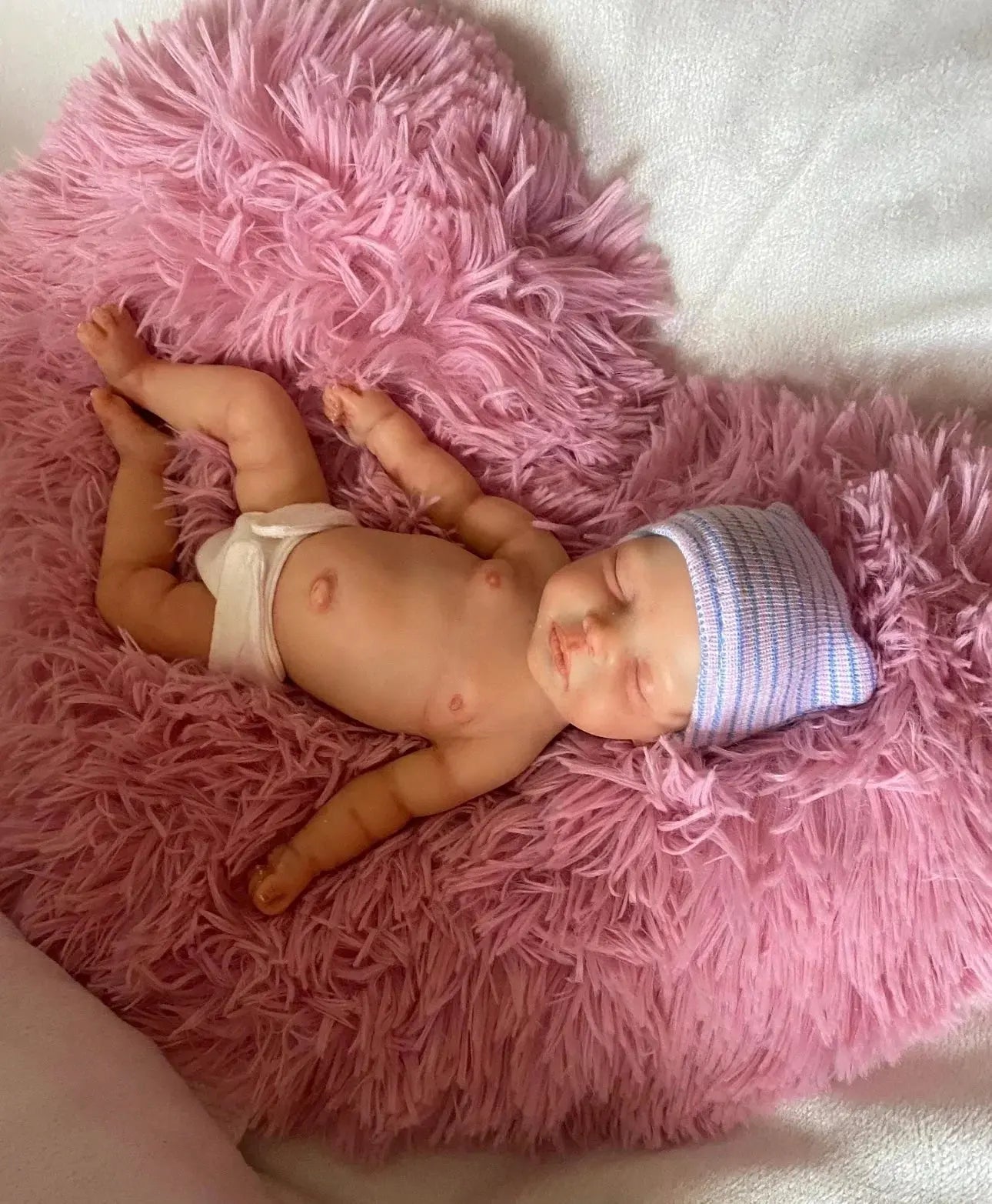 Image of Reborn Baby Dolls 10Inch Can Washable Close Eyes Bebe Reborn Girl