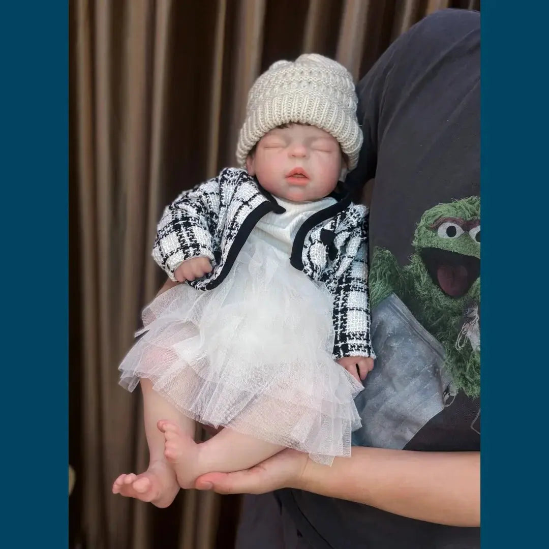 Image of Reborn Baby Dolls 22Inch Big Size Can Open Mouth Bébé Reborn De