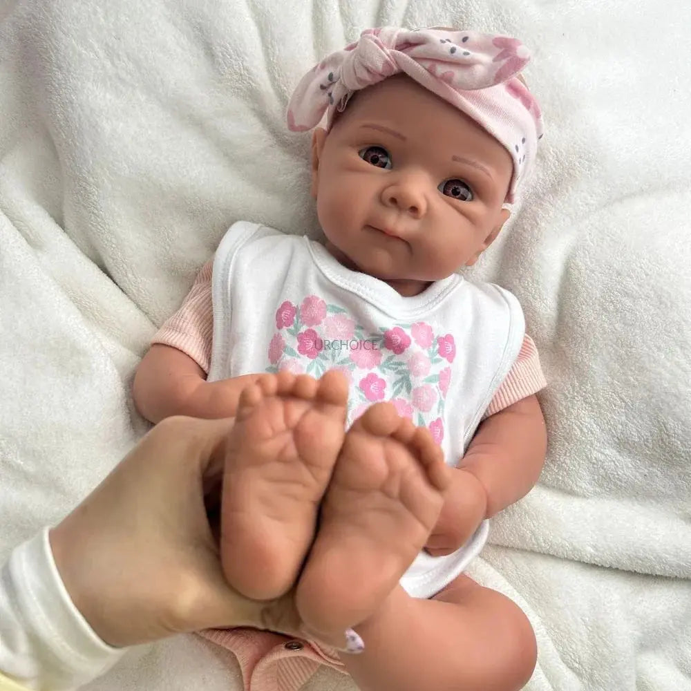 Image of Reborn Baby Dolls 19Inch Realistic Silicone Reborn Baby Girl Flexible