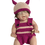 Image of Reborn Baby Dolls 25Cm Handmde Solid Silicone Reborn Dolls Painted
