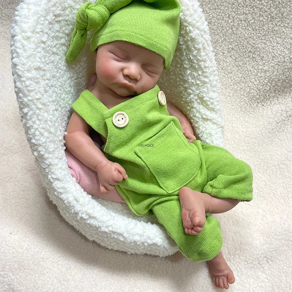Image of Reborn Baby Dolls 17Inch Realistic Details & Handmade Soft Baby Boy