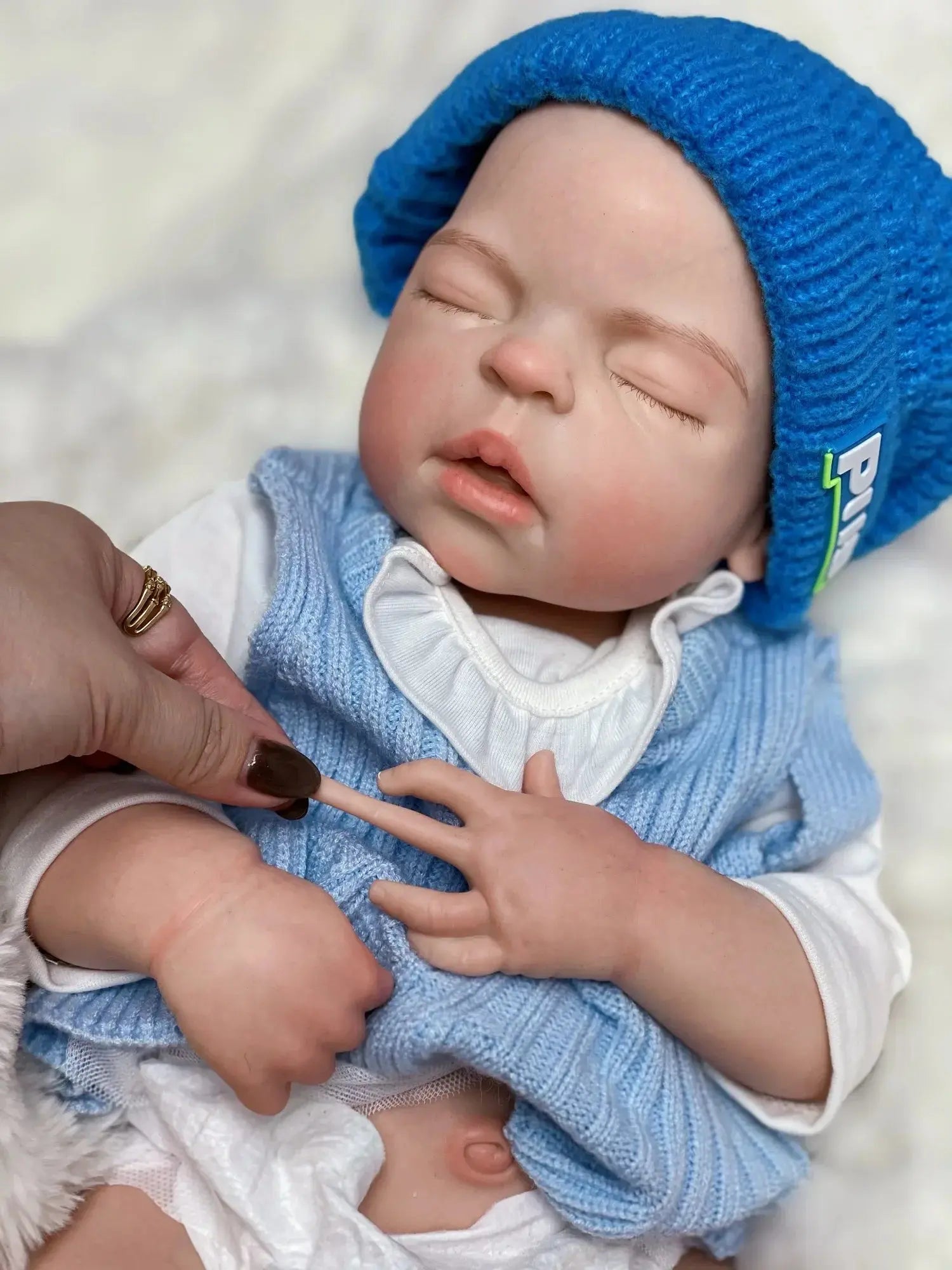 Image of Reborn Baby Dolls 55Cm Washable Solid Silicone Bebe Reborn Girl With