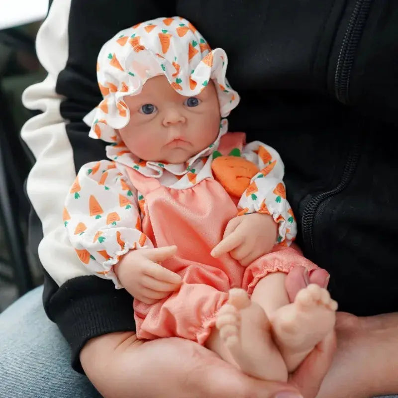 Image of Reborn Baby Dolls 12" Micro Preemie Full Body Silicone  Baby Doll