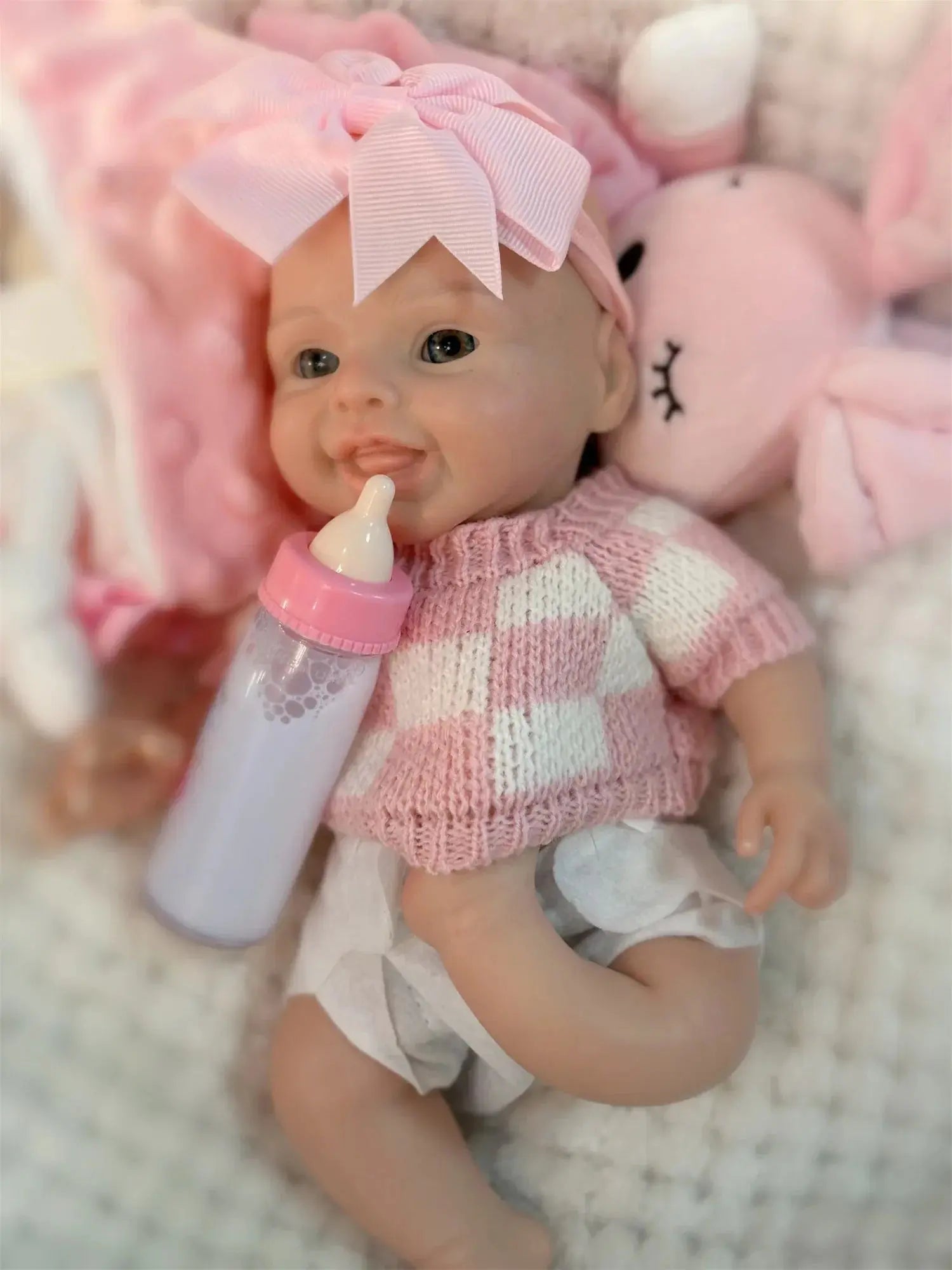 Image of Reborn Baby Dolls 10Inch Reborn Baby Doll Girl Mini Harper Full Body