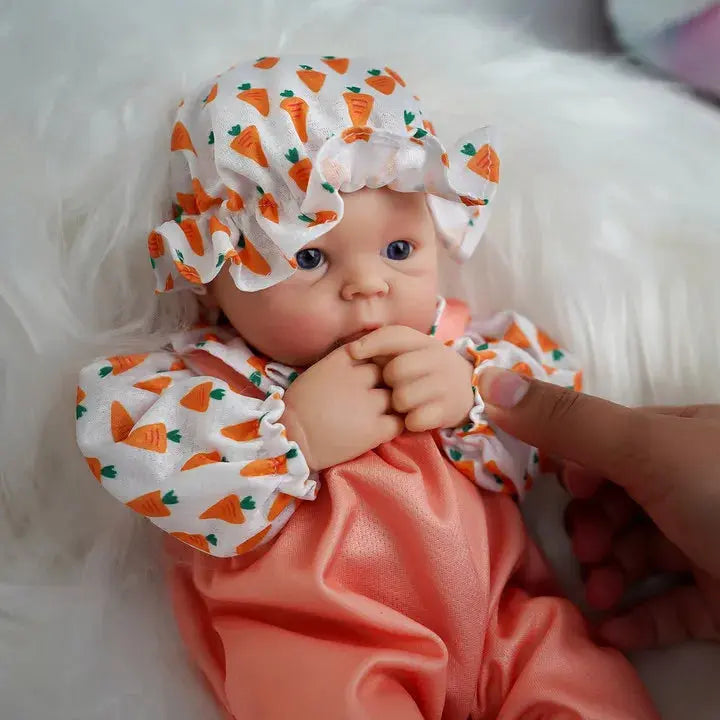 Image of Reborn Baby Dolls 12" Micro Preemie Full Body Silicone  Baby Doll