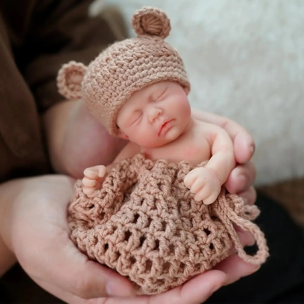 Image of Reborn Baby Dolls Reborn Baby Doll 7 Inch Silicone Doll Girl Bella
