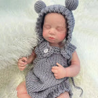 Image of Reborn Baby Dolls Artificial Soft Full Body Platinum Silicone Painted