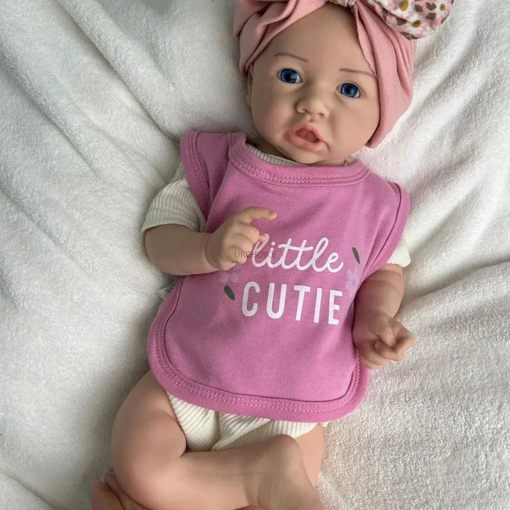 Image of Reborn Baby Dolls Handmade 45Cm Lifelike Full Body Soft Silicone
