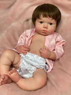 Image of Reborn Baby Dolls 45Cm Solid Silicone Loulou Bebe Reborn Girl With