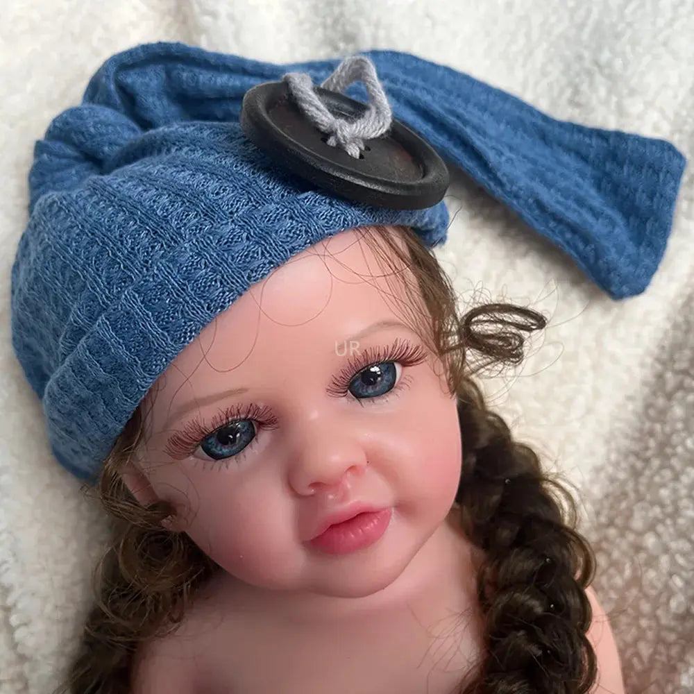 Image of Reborn Baby Dolls Preemie 16Inch Handmade Silicone Reborn Baby Girl