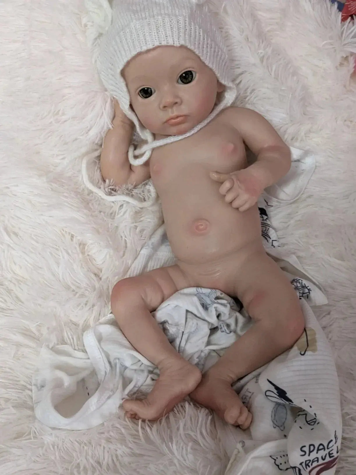 Image of Reborn Baby Dolls 18Inch Girl Tutti Painted Full Body Soft Solid