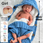 Image of Reborn Baby Dolls Realistic 45Cm Silicone Reborn Baby Girl Lifelike
