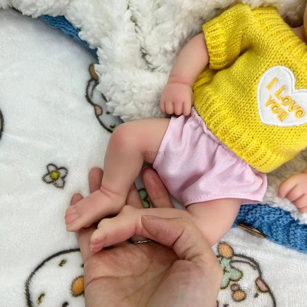 Image of Reborn Baby Dolls 12Inch Preemy Baby Girl Vivienne Full Body Soft