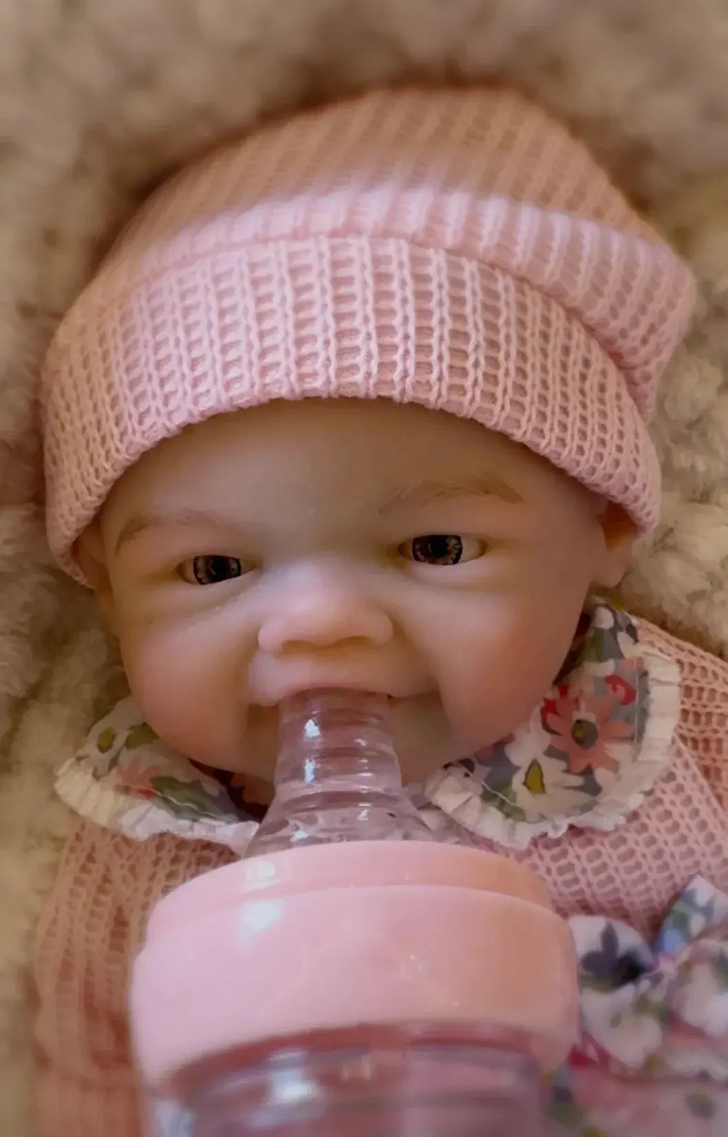 Image of Reborn Baby Dolls 13Inch Open Mouth Reborn Dolls Pascale&Vivienne
