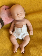 Image of Reborn Baby Dolls 10Inch Silicone Boy Reborn Baby Doll Full Body Soft