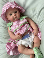 Image of Reborn Baby Dolls 18Inch Can Open Mouth Solid Silicone Bebe Reborn